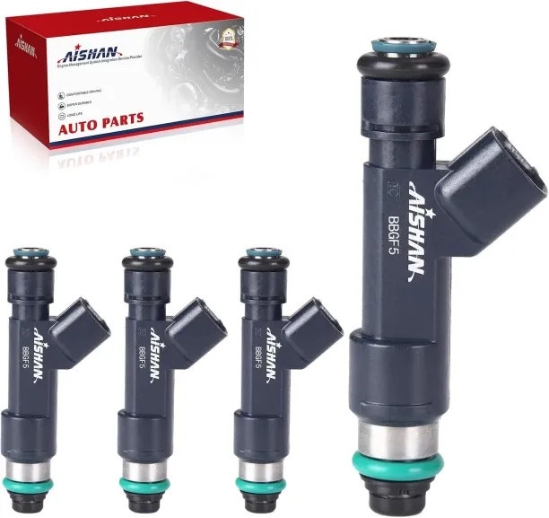 Banglii AISHAN 4PCS Fuel Injectors 4 Holes Compatible with Chevy Cobalt HHR Malibu Saturn Aura Sky …