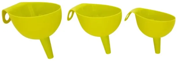 Chef'S Kitchen Funnel Set Plastic Funnel