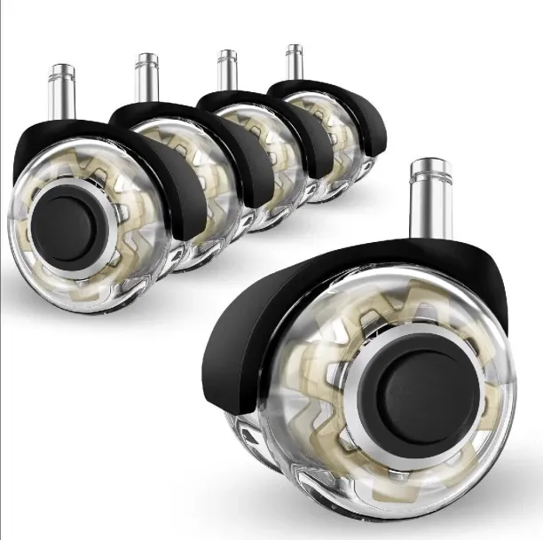 Tuochi Office Chair Wheels Casters - Protection for Hardwood Floors and Carpet, Heavy Duty Silent C…