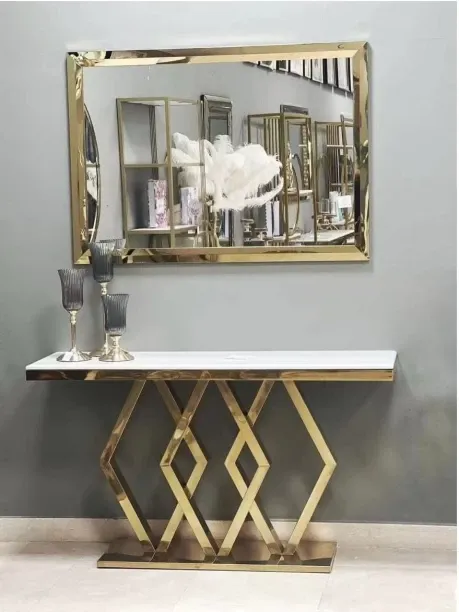 LUXY ST423 Ceramic Console Table