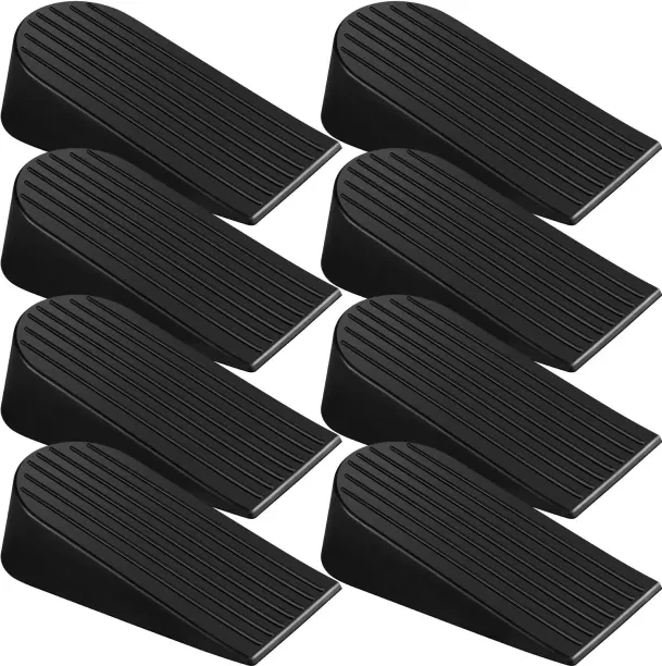 Tuochi 8 Pack Large Door Stoppers Heavy Duty Rubber Stopper for Bottom of Door Wedge Stopper for Ho…