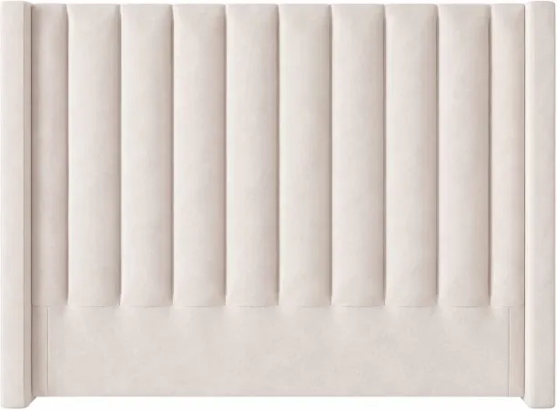 Vurhongo Velvet Tufted Headboard Sand Beige Queen | She Made Me U Headboard
