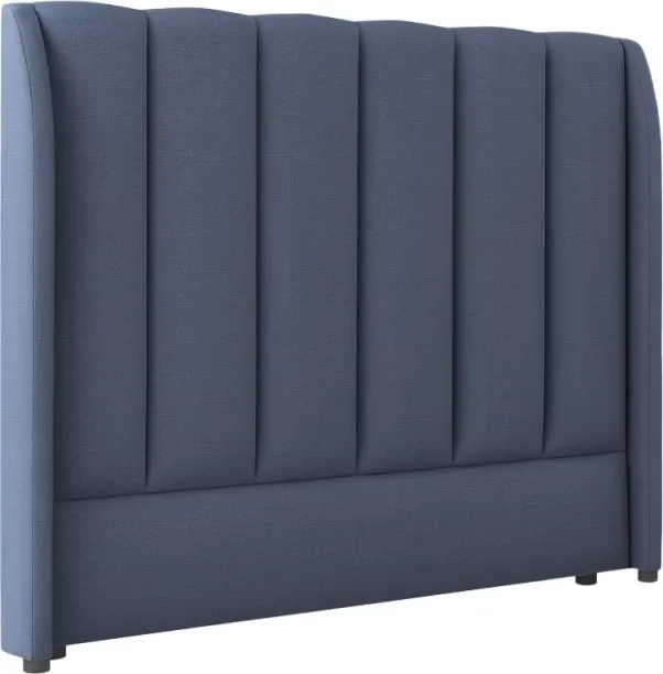 dc Celestia Upholstered Wingback Headboard TQ Electra Bed Frame