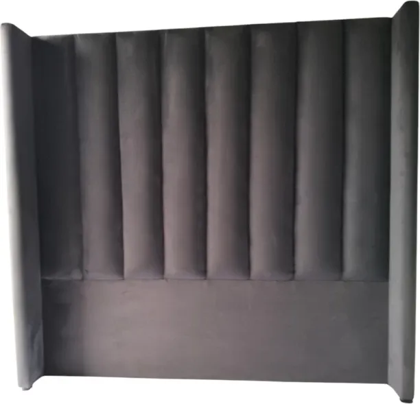 I&S Lihle King Size Headboard Velvet material Bed Frame
