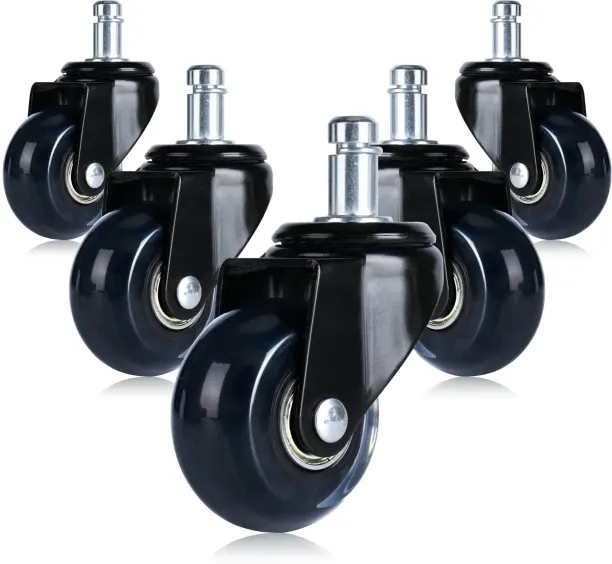 Tuochi Office Chair Caster Wheels 2" Replacement Rubber Chair Casters Set of 5 Best Protection for …