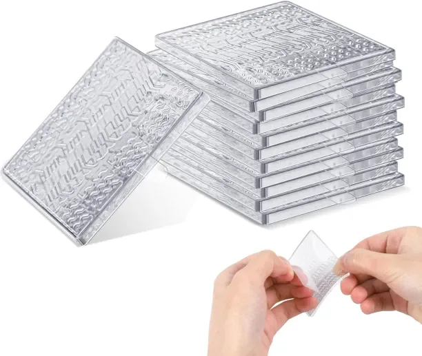 Tuochi Clear Non Skid Furniture Grippers, 12 PCS Rubber Non Slip Furniture Pads, Self Adhesive Anti…