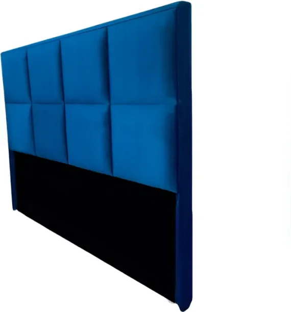 Penna furniture Fubu - Bed Headboard - King Size - Blue Bed Frame