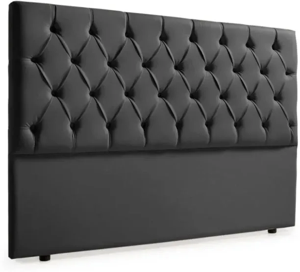 Dreamy Comfort Deep Buttoned Velvet Headboard Bed Frame