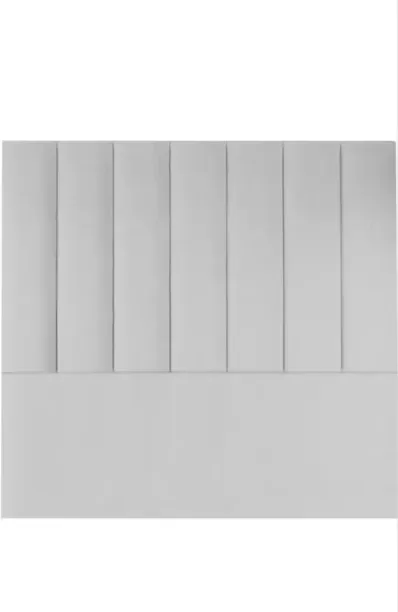 MIRIALIS FURNITURE PANEL VELVET HEADBOARD Bed Frame