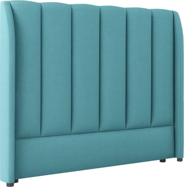 dc Celestia Upholstered Wingback Headboard TQ Hydro Bed Frame