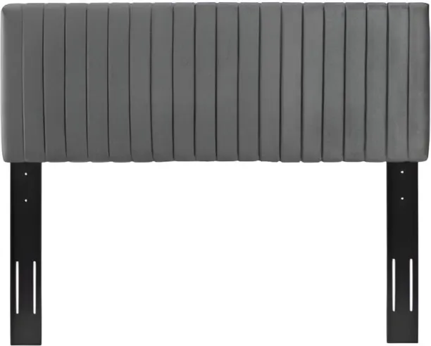 Penna furniture Sevenoaks Grey Upholstered Headboard - Single Bed Frame