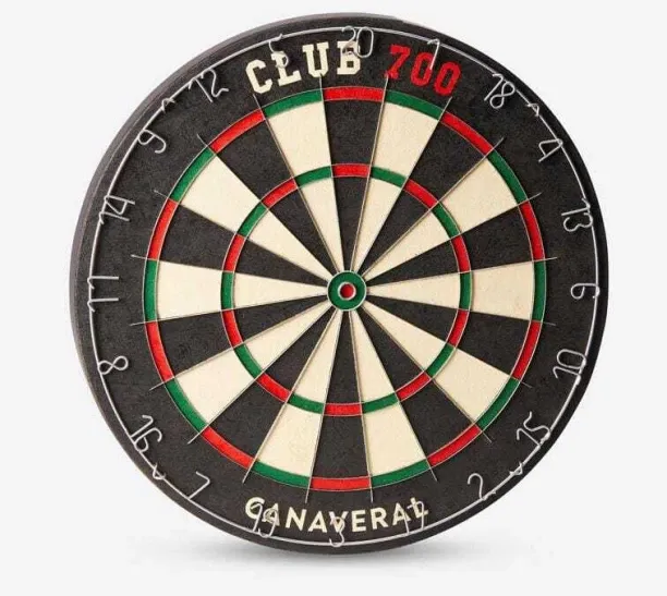 CANAVERAL Steel Tip Dartboard Club 700 4 cm Dart Board