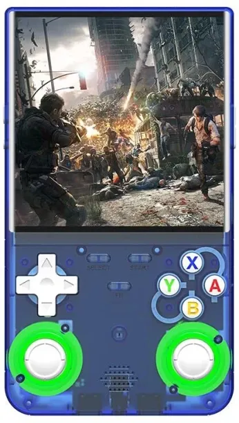 Moucles R36 Ultra Retro Handheld Game Console, with 128G Built-in 40000+ Games, 3000mAh Rechargeabl…