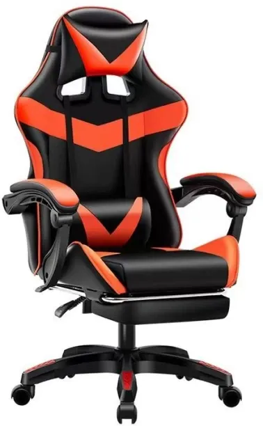 jozi trade Gaming Chair with Pull Out Foot Rest Computer Office Chair Gaming Chair