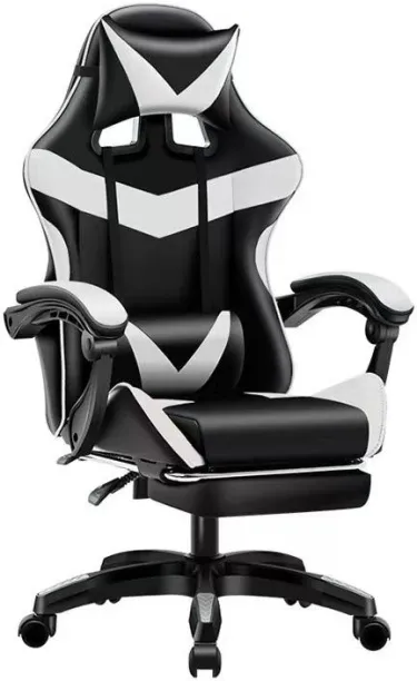 jozi trade Gaming Chair with Pull Out Foot Rest Computer Office Chair Gaming Chair
