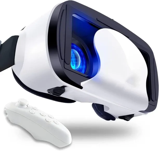 Fariedl VR glasses with controller adjustable VR head display 3D (white 1 piece)