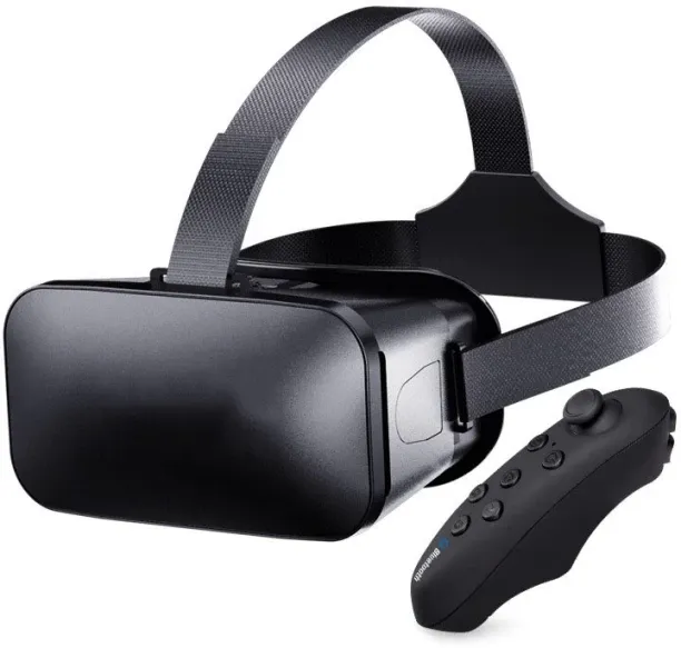 Fariedl 3D VR head display, virtual reality 3D VR glasses, anti-blue light adjustment 3D helmet (bl…