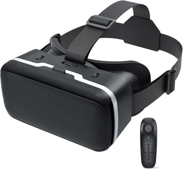 WEIWEISTORE Virtual Reality Headset for Phone with Controller VR Goggles Virtual Reality Glasses VR…