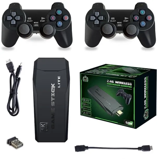 Finevr 2025 Upgrade Retro Game Console Stick, Wireless Retro Gaming Console, 21700+ Nostalgia Retro…