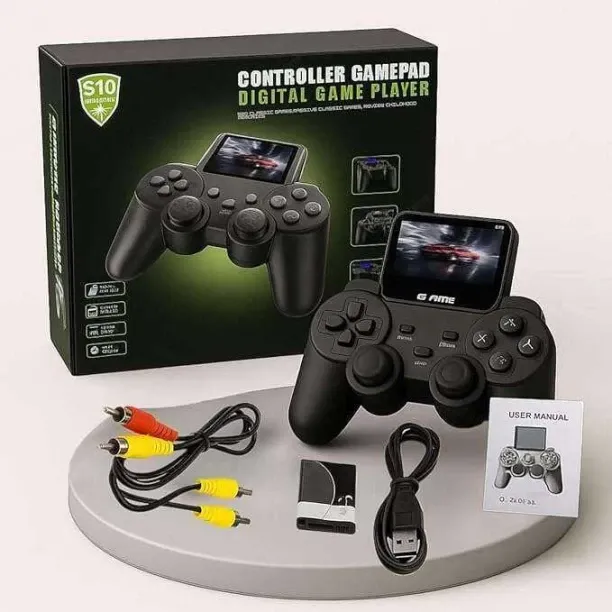 MTL Game Pad Digital Game Player S10 - 520 / Built-in Classic Games Portable Console & TV Output / …