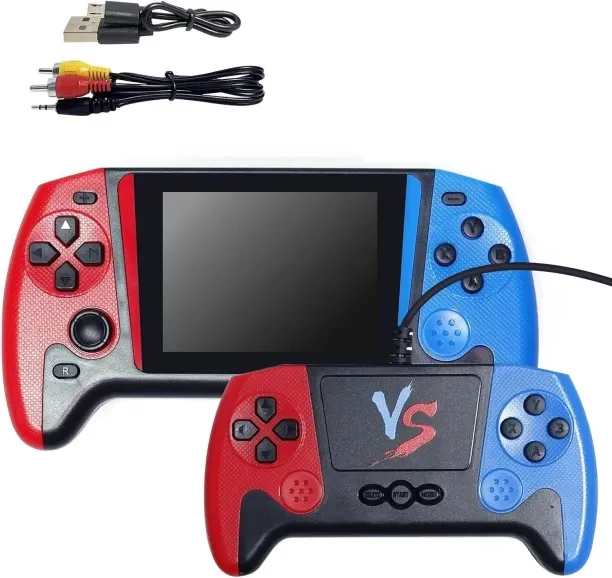 Bloo Handheld Game Console – Retro Portable Gaming System with 500 Built-in Classic Games, 3.5" LCD…