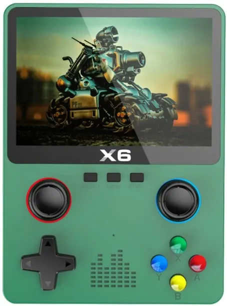 Tidecus X6 3.5Inch IPS Portable Handheld Game Console Screen Dual Joystick 11 Simulators GBA Video …