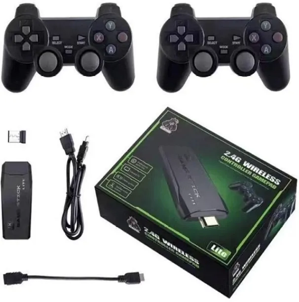 Wireless Game Console with Dual Controller and HDMI Stick 2.4G HD Edition