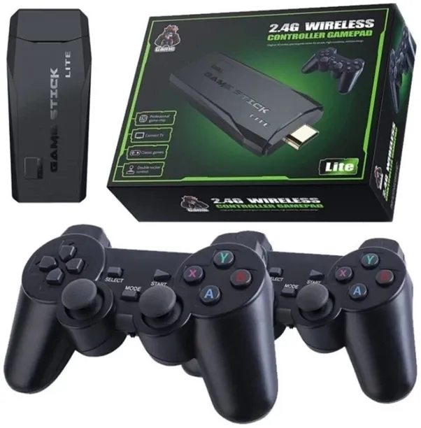 Vega M8 Console 2.4G Dual Wireless Controller Game Stick 4K Linux OS 20000 games 64GB Retro Classic…