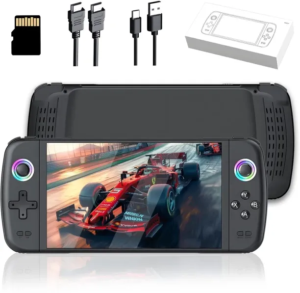 marevic M27 Retro Video Gaming Console 64G, Portable Handheld Game Console with Built-in 50000+ Ret…