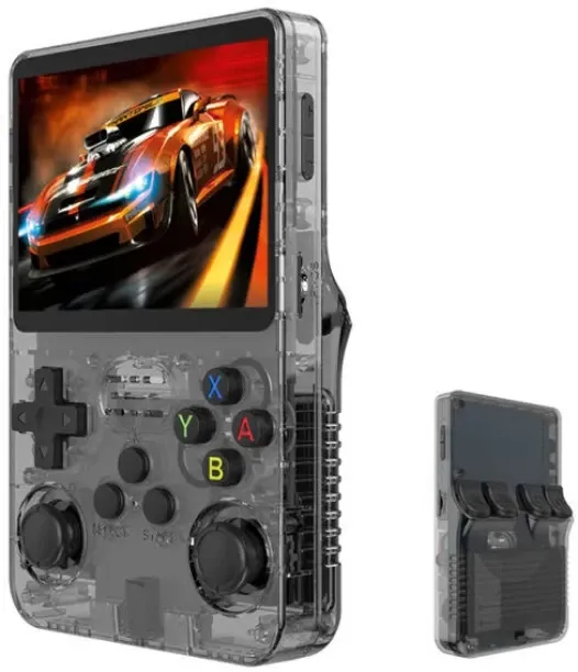 MK R36S Retro Handheld Game Console, 3.5-inch IPS Screen, 15000+ Classic Games Support, 64GB Storag…