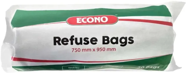 Econo Refuse Bags Jumbo 1 L Garbage Bag  Pack of 20