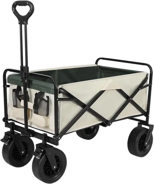 Unbranded Portable Multifunction Cart Outdoor Camping Foldable Light Wagon Trolley Yard