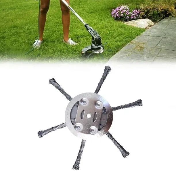 Happyfun 2026 New Steel Wire Grass Trimmer Head for 5mm Aperture, Upgrade String Trimmer Replacemen…