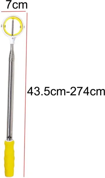 ALANES Golf Ball Picker Extendable Golf Ball Grabber Tool Golf Ball Retriever 7 cm Handle Professio…