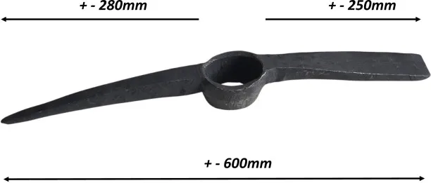NT TOOLS 3KG Pick Head Only 0 cm Handle Home & Professional Garden Pick