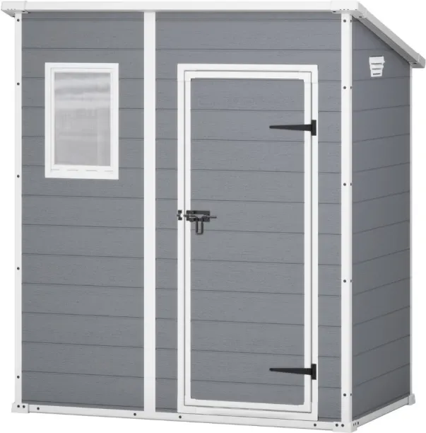 Keter Manor Pent 6x4 Plastic Garden Shed