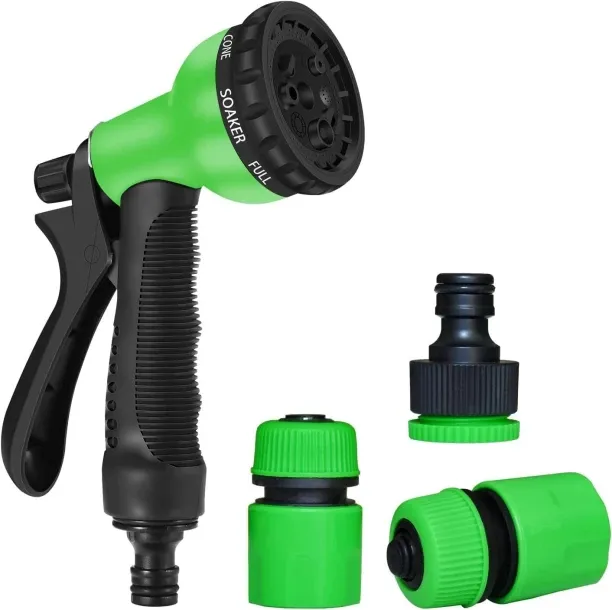 Generic Garden Hose Nozzle Spray Gun, 8 Adjustable Patterns 0 ml Hose-end Sprayer