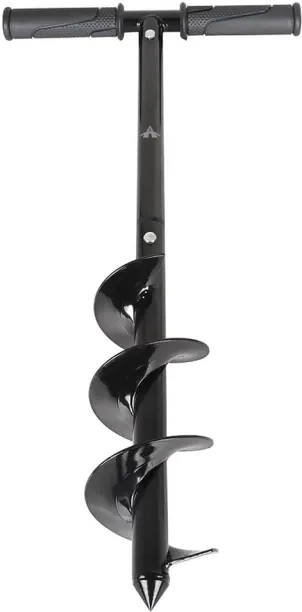 ALANES Garden Auger Hand Drill Auger Manual Auger Post Hole Digger Garden Tool Kit