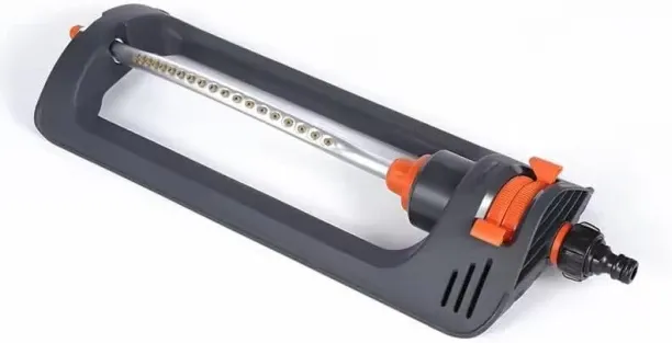 Herqona Lawn Water Sprinkler, Oscillating Sprinkler for Yard and Garden - Grey Garden Tool Kit