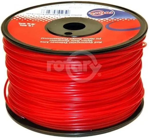 Junxidz # 3521 Round Trimmer line Red Commercial Grade # .130 Dia x 150 ' Loop 1 LBS Cordless Grass…