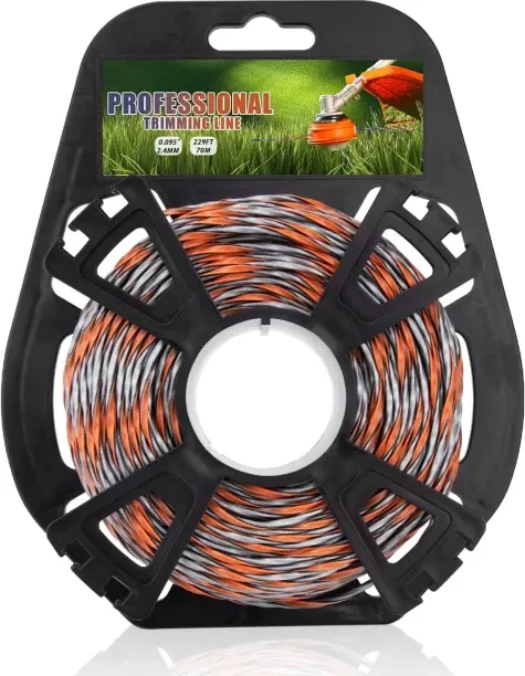 Junxidz 9304303 Carbon Trimmer Line, Cross-Shaped CF3 Pro, 0.095 inch x 229 FT, Professional Grade …