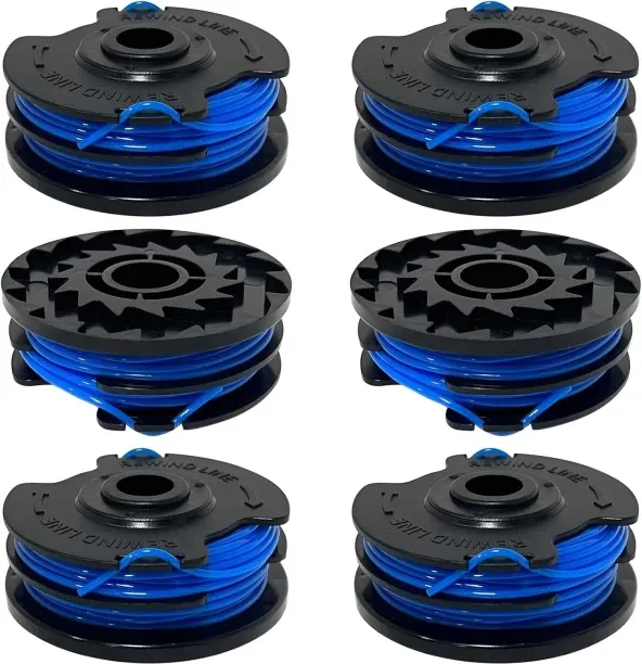 Junxidz 6PC 88512 Dual Trimmer Line Spool for Toro 51480 51480A 51480B 14 inch Eletric String Trimm…