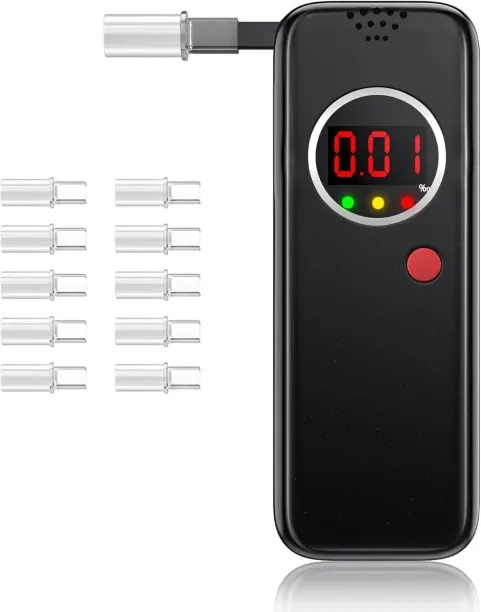 Zuosheng Breathalyzer, Breathalyzers for Alcohol with LCD Digital, Display Alcohol Breathalyzer Tes…
