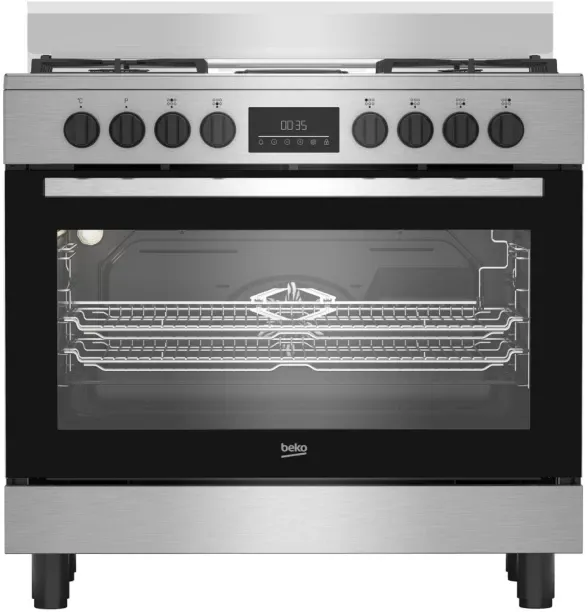Beko BGM 21225 EX Stainless Steel Automatic Gas Stove with Oven