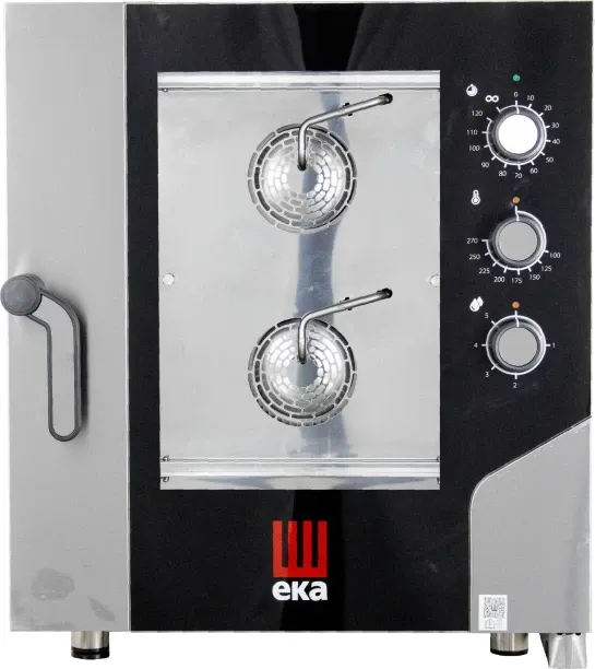 EKA 7 Pan Combi Steamer – Manual control Stainless Steel Automatic Electric Stove With Oven