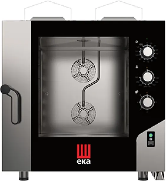 EKA 6 Tray Bakery combi steamer – Gas (Manual Control) Stainless Steel Automatic Electric Stove Wit…
