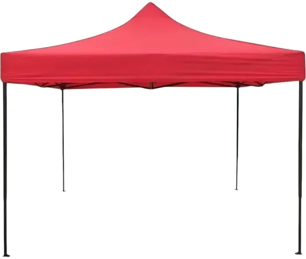 LUXY Red Pop-Up Canopy Tent – 3mx3m Gazebo