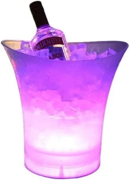 PrimePickSA LED Ice Bucket with Bluetooth Speaker – Colour Changing & Portable for Parties & Events…