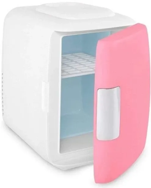 PrimePickSA Mini Car Cooler 4L Car Refrigerator – Pink, Portable Cooling for Drinks & Snacks on the…