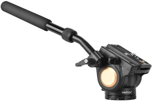 Mix Box Video Camera Fluid Drag Pan Tilt Head DSLR Gimbal for Camera